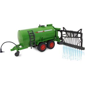 JAMARA Landwirtschaftsfahrzeug Fendt Fasswagen mit Pumpe, ferngesteuert, Anhänger, Maßstab 1:16