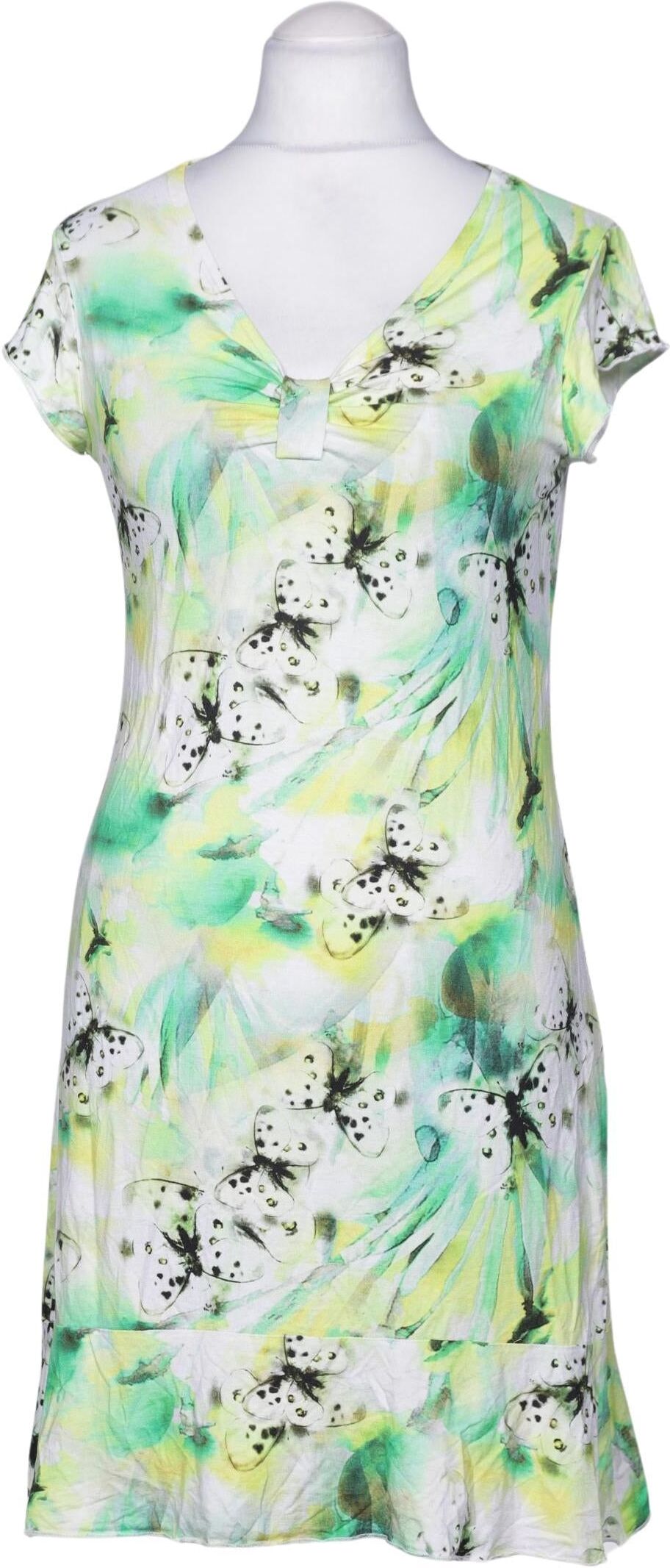 Seidel Damen Kleid, Mehrfarbig, Gr. EU 38, Elasthan / Viskose - Second Hand