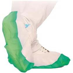Hygostar, Schuhüberzug, PP-šberschuh "HYOGMAT" mit CPE-Sohle, weiá/grn, Grün, Weiss