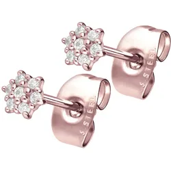Chirurgenstahl Ohrstecker KRISTALLBLUME