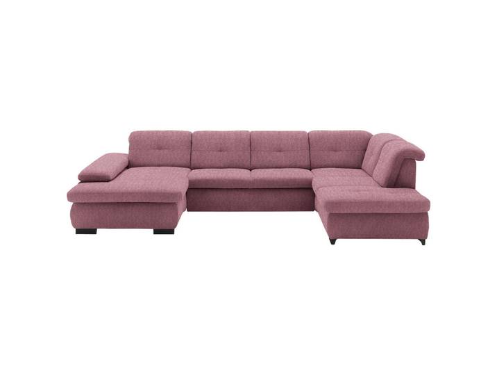 Beldomo Style Wohnlandschaft, Rot, Metall, 5-Sitzer, U-Form, 337x210 cm, Goldenes M, Typenauswahl, Bettkasten erhältlich, Fußauswahl, Stoffauswahl, Bettfunktion Hocker Rücken echt, Wohnzimmer, Sofas & Couches, Wohnlandschaften, Wohnlandschaft U-Form