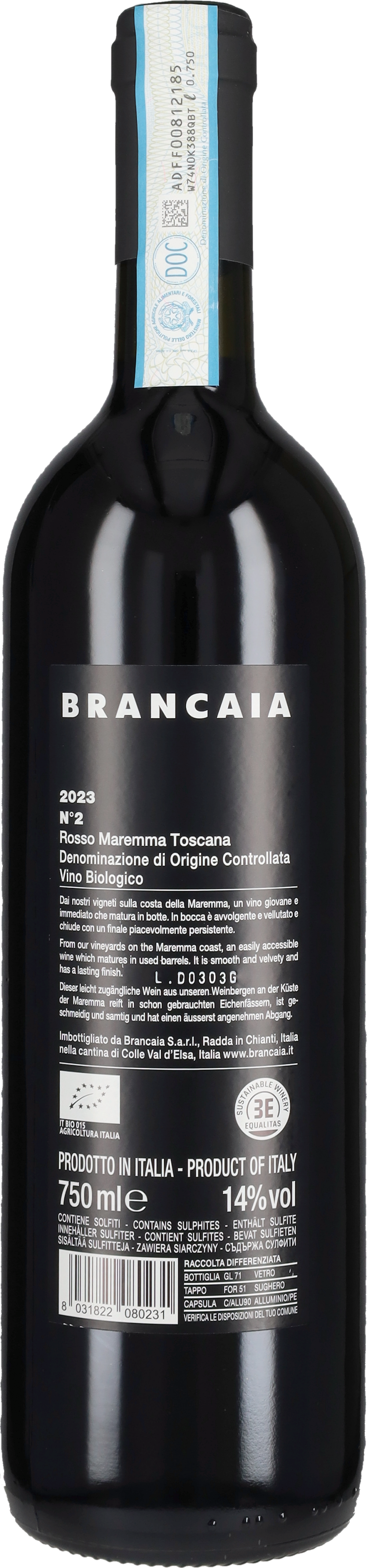 Cabernet Sauvignon 'N°2' Brancaia 2023