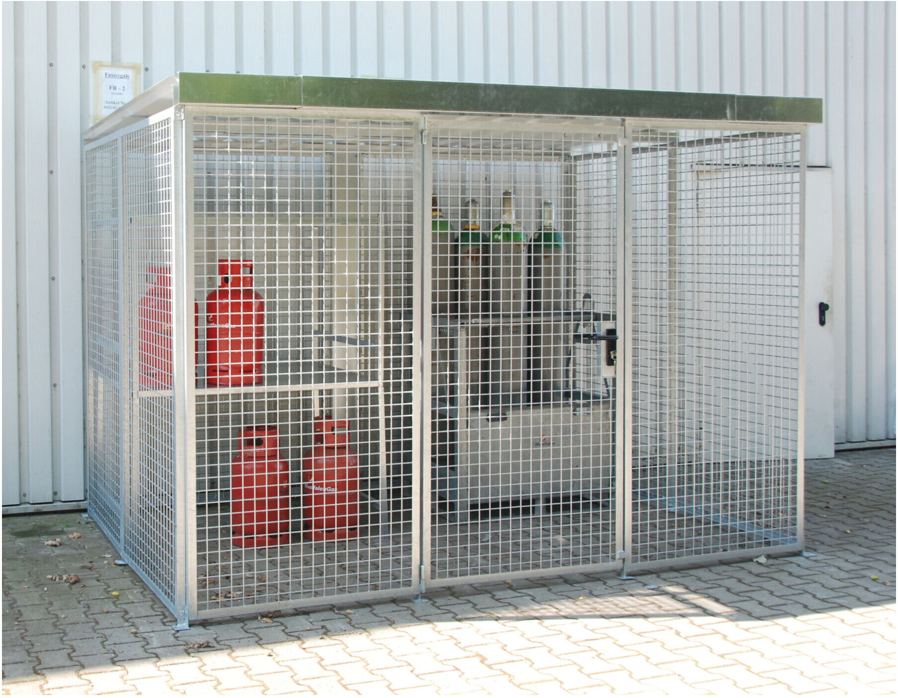 Bauer Südlohn Gasflaschen-Container GFC-M5/D, feuerverzinkt (4477-12-0000-0007)