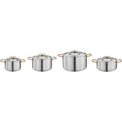SPRING Topf-Set GOURMET 4-teilig, mit Stielkasserolle