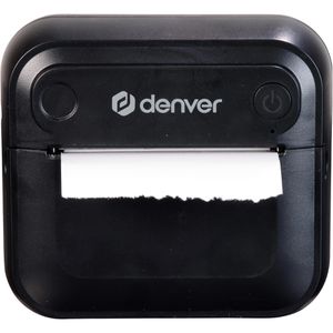 Denver MBP-32B Fotodrucker, schwarz, für Smartphone, mit Bluetooth, inkl. Thermopapier