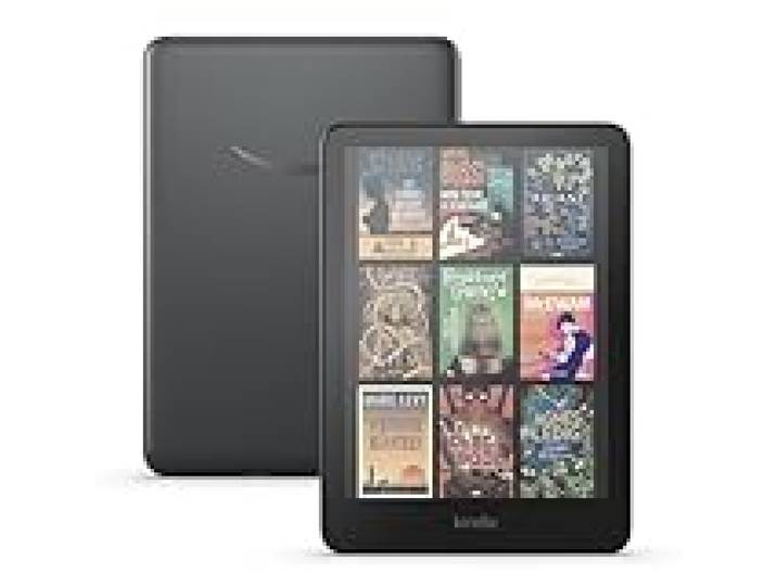 Amazon Kindle Colorsoft Signature Edition 32 Go (modèle 2024) : avec écran couleur, éclairage avant à réglage automatique, charge sans fil et grande autonomie (noir métallisé)