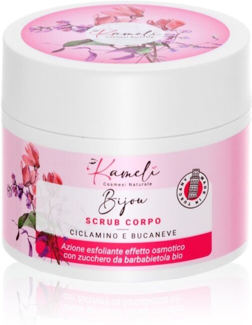 kamelì Scrub Corpo Ciclamino e Bucaneve