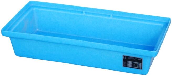 Bauer Südlohn GREEN-LINE Bac de rétention PE pour palettes KWP-P 30, polyéthylène robuste, bleu (4520-42-0000-0000)