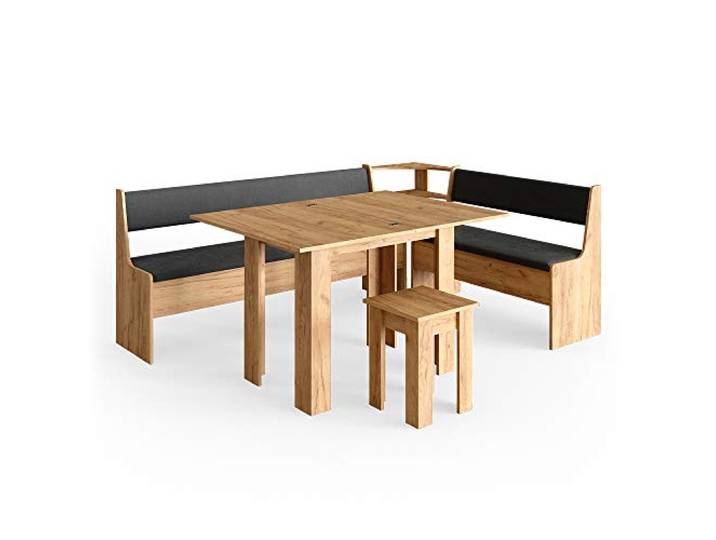 Vicco Eckbankgruppe Roman, Goldkraft Eiche, 210 x 150 cm