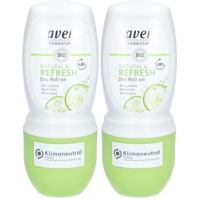 Lavera Deodorant Roll-on natural & refresh 2x 2x50 ml Körperpflege