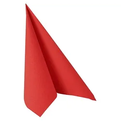 PAPSTAR 250 Servietten "ROYAL Collection" 1/4-Falz 33 cm x 33 cm rot