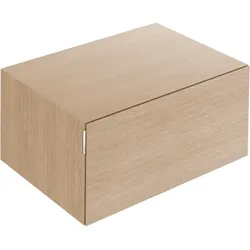 Keuco Edition 11 Art Sideboard 32541890801 80x35x49cm, 1 Frontauszug, Innenbeleuchtung, Furnier, Eiche hell