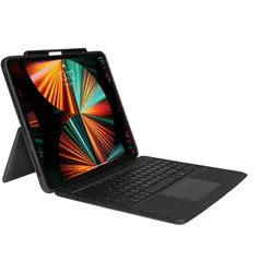 Gecko Covers APPLE IPAD PRO 12.9IN (2021) (DE, Apple iPad Pro 12.9 2021), Tablet Tastatur, Grau