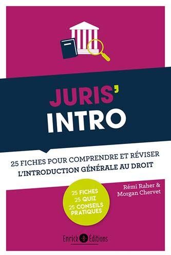 Juris' intro : 25 fiches pour comprendre et réviser l'introduction générale au droit - Preis vom 09.10.2026 07:28:09 h