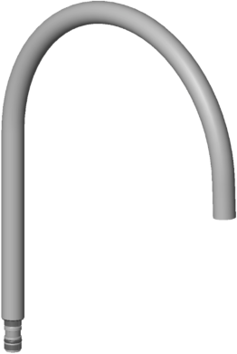 Dornbracht Rohrauslauf 260 mm 90282222401-00 chrom
