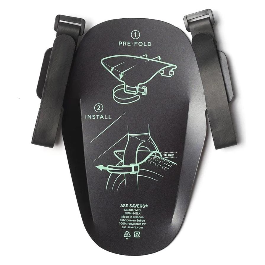 Ass Savers Mudder Mini (Schutzblech vorne) (MFM-1-BLK)