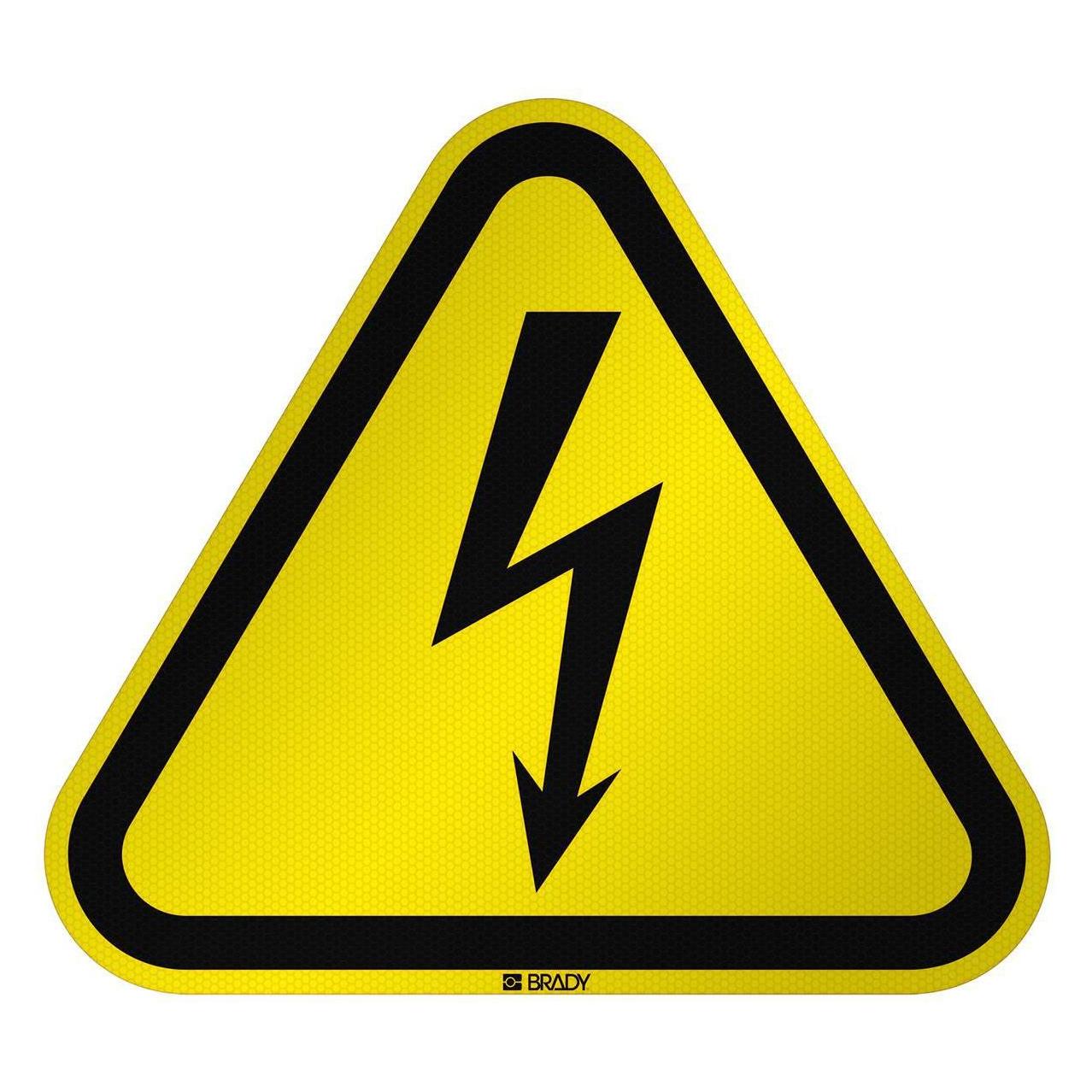 Brady ISO Safety Sign Warning (W/W012/NT/RFL-TRI310-1)