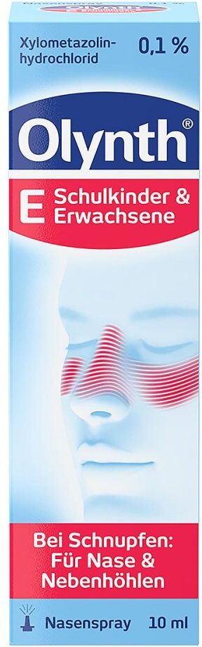 Olynth E 0,1 % Nasenspray Schulkinder und Erwachsene 10ml
