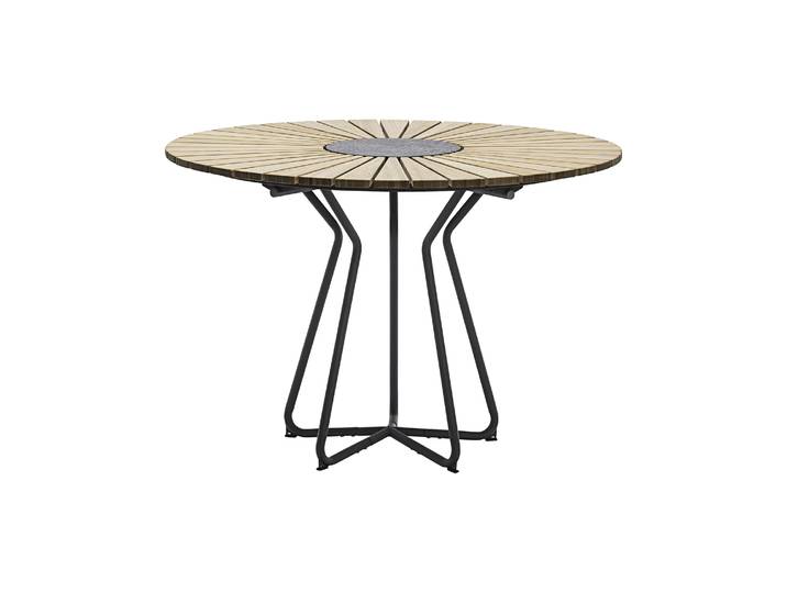 Houe - Table ronde Circle - Bois naturel - Métal laqué époxy - Designer Henrik Pedersen