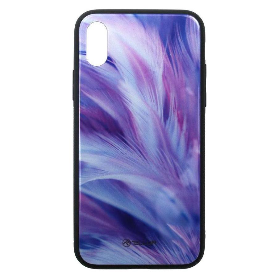 Tellur Cover Glass print for iPhone XS feather (Apple iPhone X, Apple iPhone XS) (TLL121285)