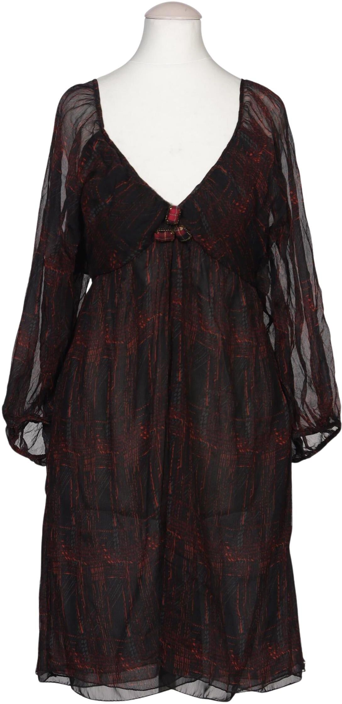 JO NO FUI Damen Kleid, Mehrfarbig, Gr. EU 34 (IT 40), Seide - Second Hand