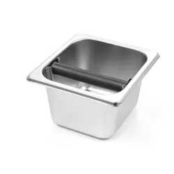 HENDI Kaffeesatz-Abklopfbehälter GN 1/6, 176x162x(H)100mm