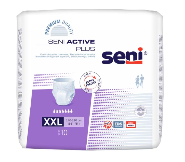 Seni Active Plus XXL - 1 paquet de 10 protections