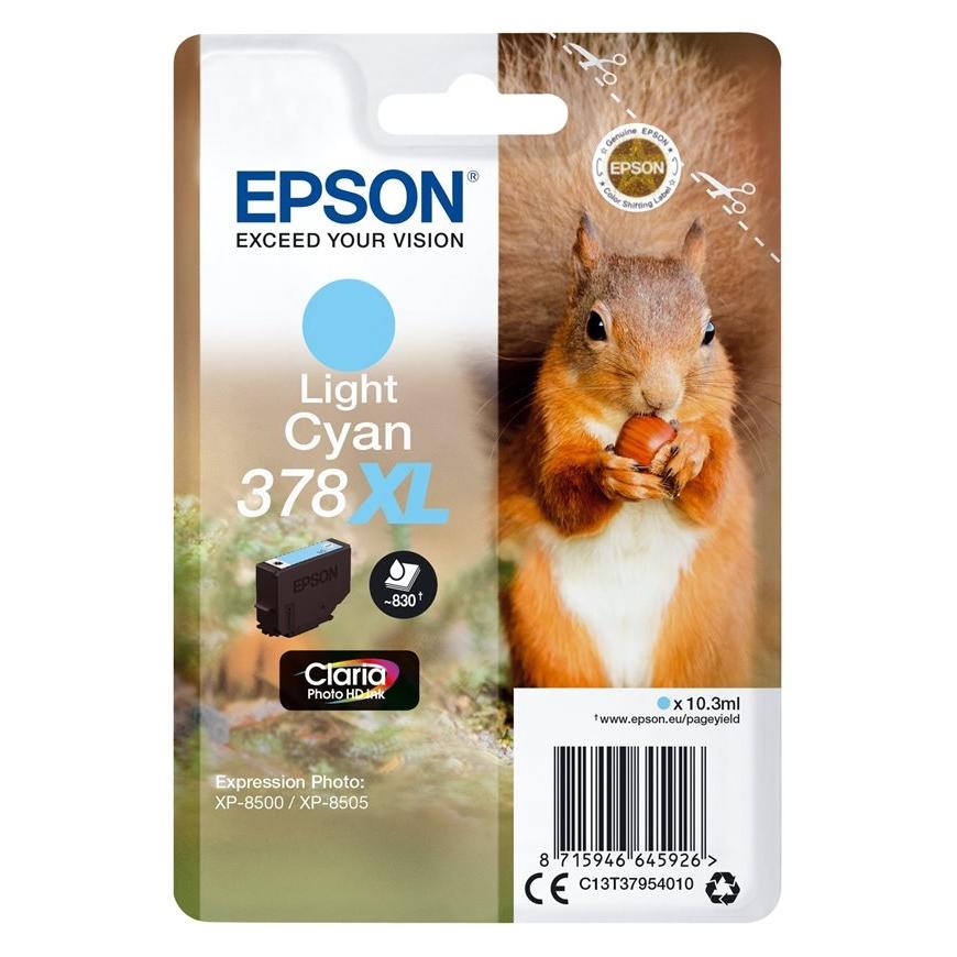 Epson Singlepack Light Cyan 378xl (LC) (C13T37954020)