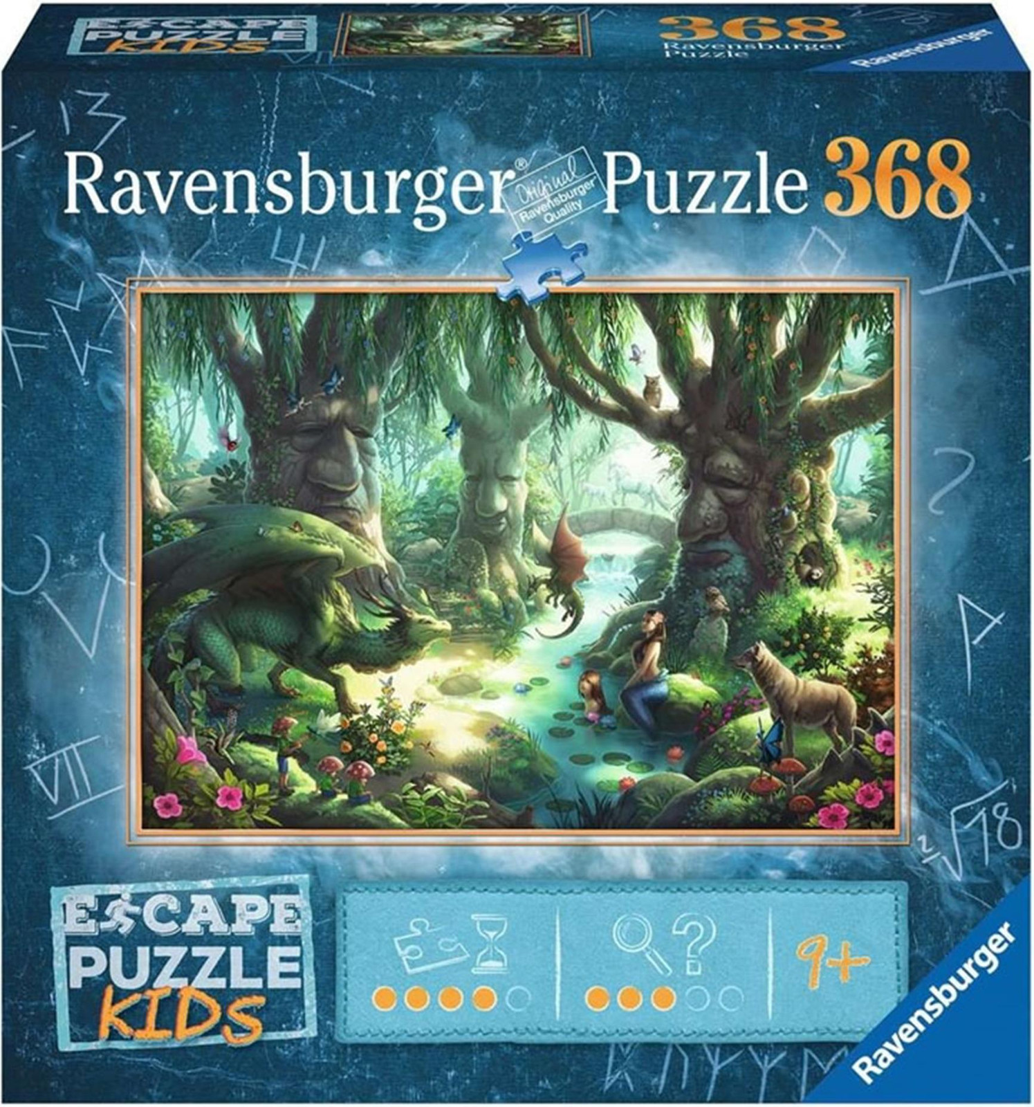 Ravensburger Escape Kids Magisch Bos Puzzel, 368 onderdelen, Fantasie, vanaf 9 jaar