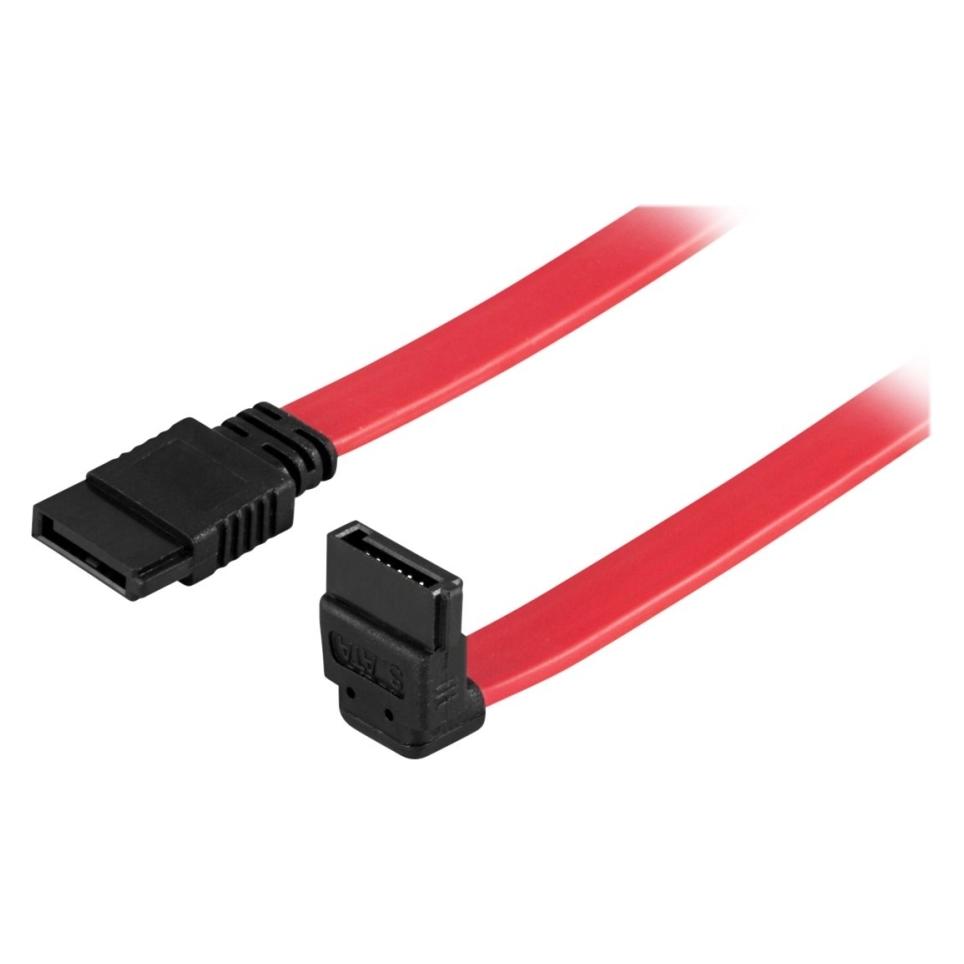 Deltaco SATA-05A SATA-Kabel 0,5 m Rot (50 cm, SATA) (SATA-05A)
