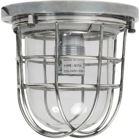 KS Verlichting Buitenplafondlamp Hobart Antiek Zilver