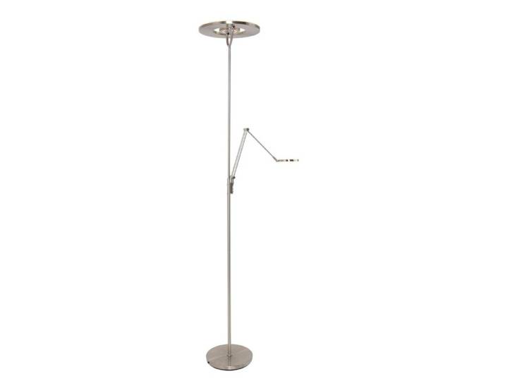 Steinhauer Exclusive Deckenfluter Soleil mit Leseleuchte - Stahl
