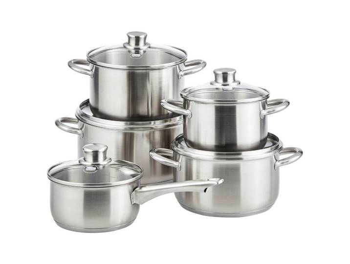 Berndes Kochtopfset Lumina, Metall, 5-teilig, 16 cm,20 cm,16 cm, 290x260x490 cm, Kochen, Töpfe, Topfsets