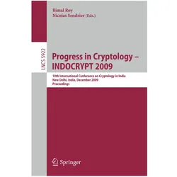 Progress in Cryptology - INDOCRYPT 2009, Fachbücher von Orr Dunkelman