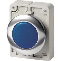 Eaton 183284 Leuchtmelder, RMQ-Titan, flach, blau, Frontring Metall M30C-FL-B