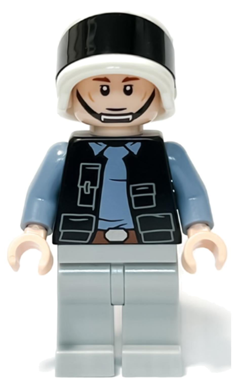 LEGO Minifiguur Rebel Fleet Trooper Man met zwart vest met zakken sw1285