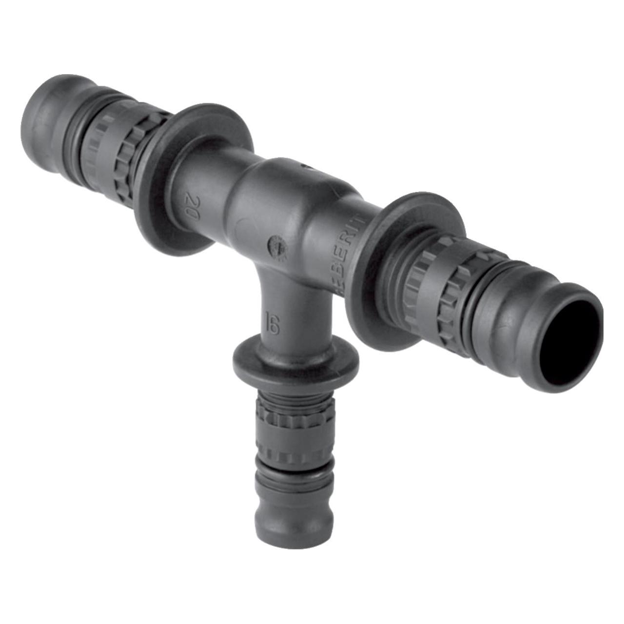 Geberit Mepla Pressfitting T-Stck Kunststoff 40 x 26 x 40 mm 625.319.00.5 (625.319.00.5)