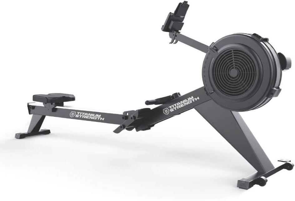 Titanium Strength Máquina de remo Air Rowing Machine . Negro