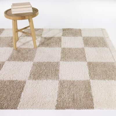 Balta Rugs Bruno Checkered Shag Area Rug