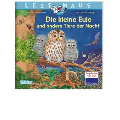 LESEMAUS 174: Die kleine Eule und andere Tiere der Nacht, Taschenbuch von Friederun Reichenstetter, Carlsen, 978-3-551-08326-5