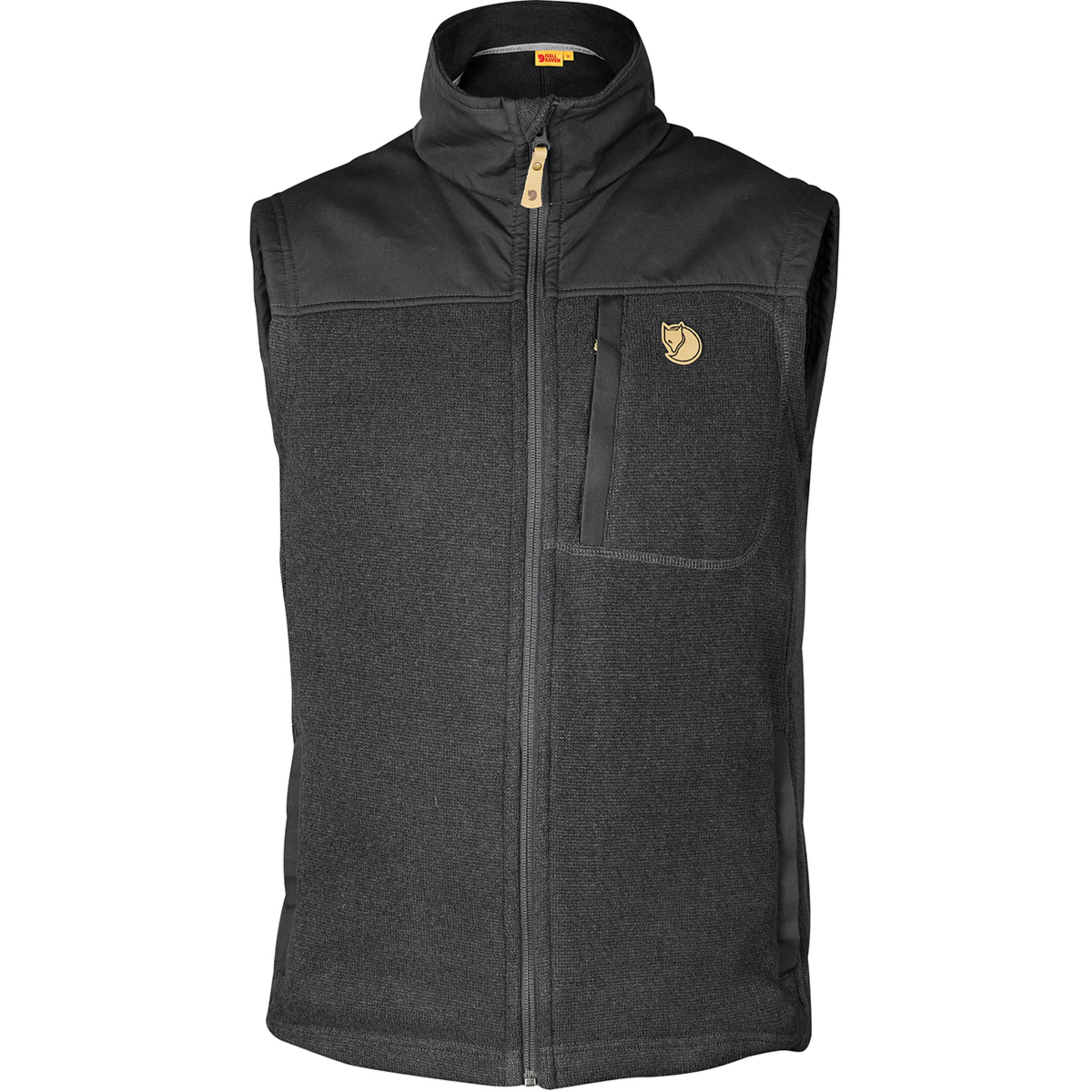 Fjällräven Buck Fleece Weste Herren Fleecewesten grau Größe XL Camping Widerstandsfähig