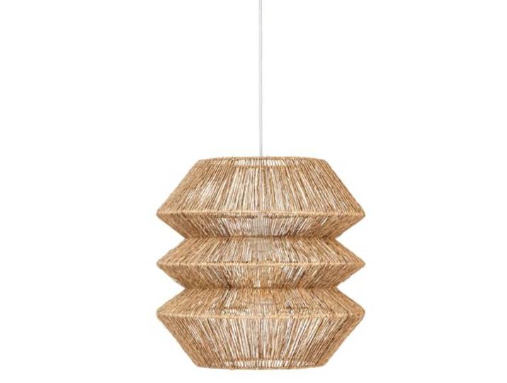 Atmosphera - Suspension Liza - Abat-jour en Jute D38cm - Ampoule Non Incluse E27 40W - Luminaire pour Salon\, Bureau\, Chambre\, Cuisine