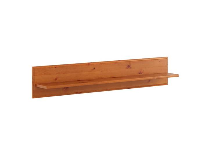 Lomadox Regal TERMOLI-163, Kiefer massiv, 120 cm, 1 Ablageboden für Deko oder Bücher