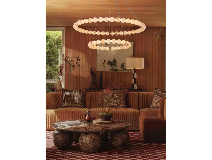 Lustre LED 2026 en marbre, bulles, or, chrome, noir, alabâtre, lampes suspendues, luminaire pour salon