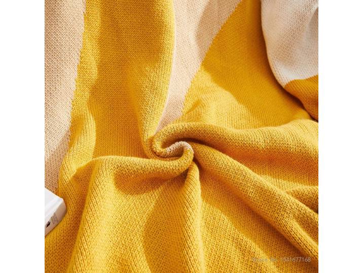Couverture tricotée en coton à pampilles, housse de canapé, pause déjeuner au bureau, accessoires de photographie de climatisation, couverture de style nordique pastoral
