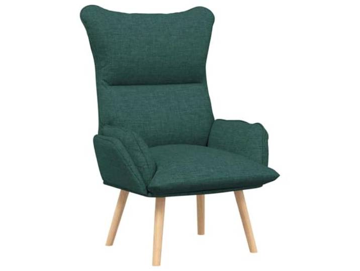 Fisinber Polstersessel Dunkelgrün, 69 x 74 x 93 cm Loungesessel Gemütlicher Lesesessel mit Kautschukholz-Beinen für Schlafzimmer, Wohnzimmer oder das heimische Büro.