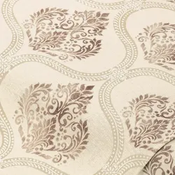 Dekostoff Skandinavische Ornamente "Lorena", natur-color