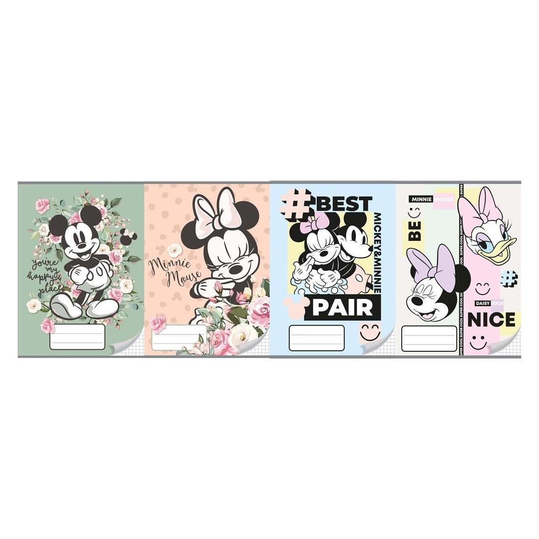 Teka Notizbuch A5/16K dreifach liniert, Minnie (20 Stk.) (A5, Weicher Einband) (47993701)