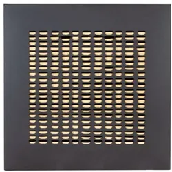 GILDE Wandrelief »Torus« silber, 80x80x4.5 cm