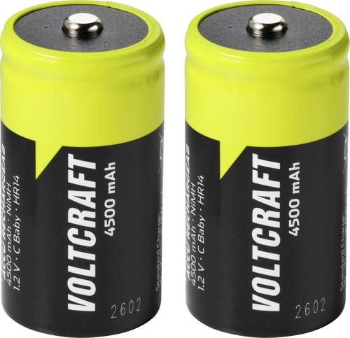 VOLTCRAFT Baby (C)-Akku NiMH 4500 mAh 1.2V Ready to use 2St.